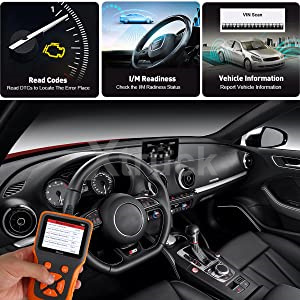 Y09 OBDII Code Reader Diagnostic Scanning Tool Engine Fault Scanner Automotive Scanner car Check Diagnostic Scanning Tool