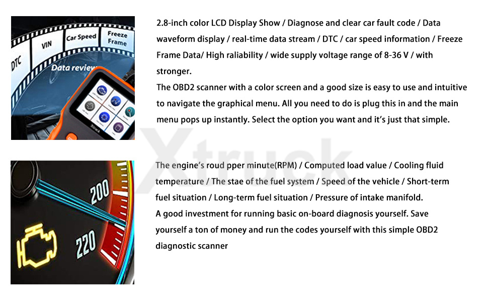 Y09 OBDII Code Reader Diagnostic Scanning Tool Engine Fault Scanner Automotive Scanner car Check Diagnostic Scanning Tool