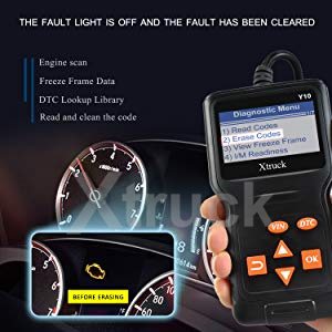 Fault Code Reader XTRUCK Y10 OBD2 Car Diagnostic Tool pk LAUNCH X431 CR3001 OBD2 Scanner Creader 3001 code read