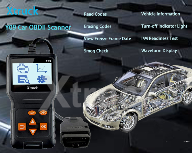 Fault Code Reader XTRUCK Y10 OBD2 Car Diagnostic Tool pk LAUNCH X431 CR3001 OBD2 Scanner Creader 3001 code read