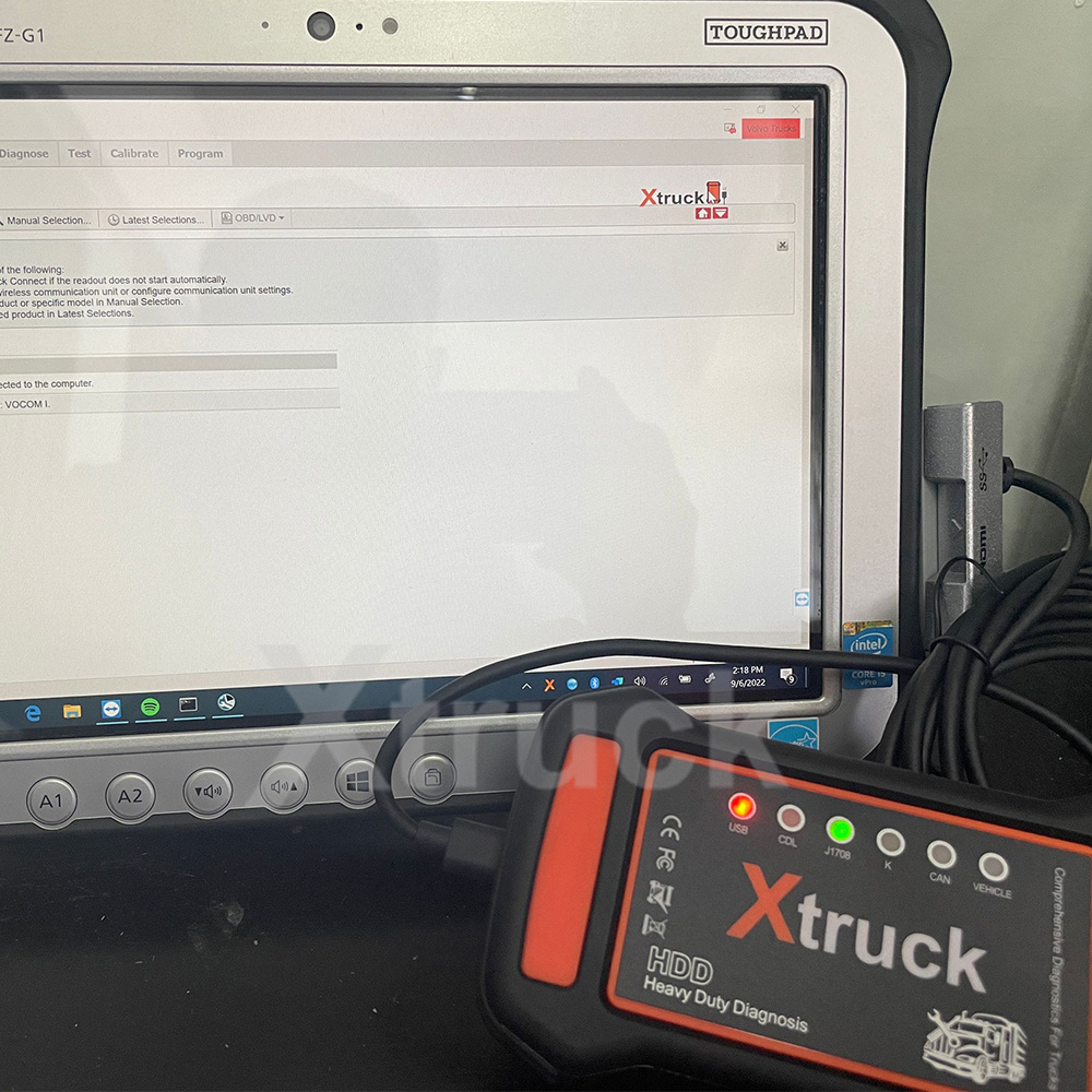 XTRUCK FOR VOLVO-8 Cable engineering construction machinery truck excavator bus loader diagnostic tool