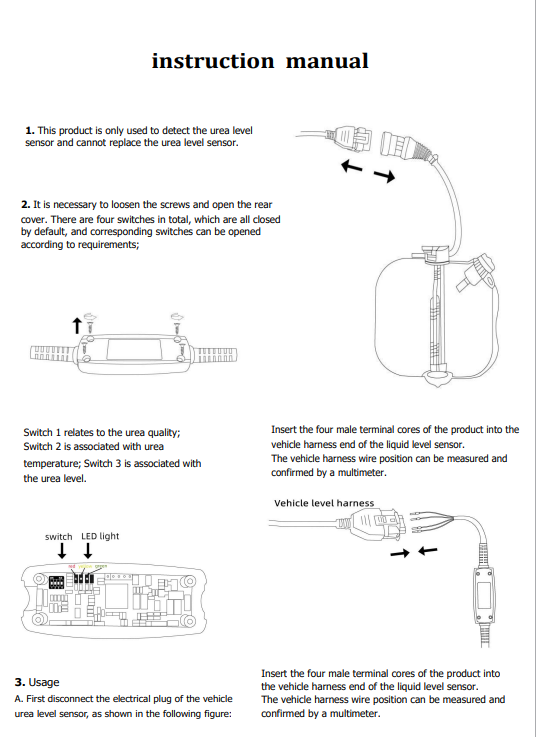Xtruck 24V Diesel Euro Truck Urea Sensor Repair Tool