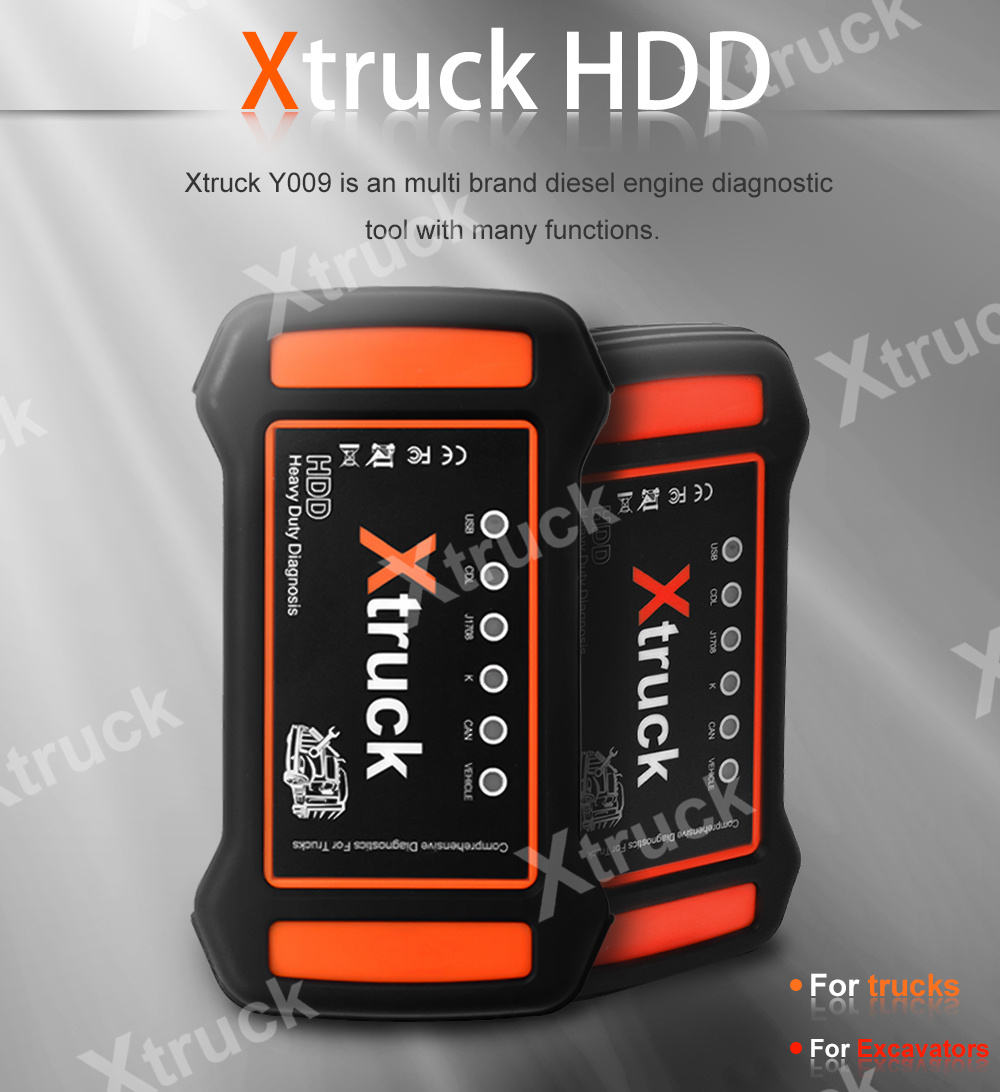 Xtruck Y009 HDD +CF19 Laptop for Construction Excavators Diagnostic Kit