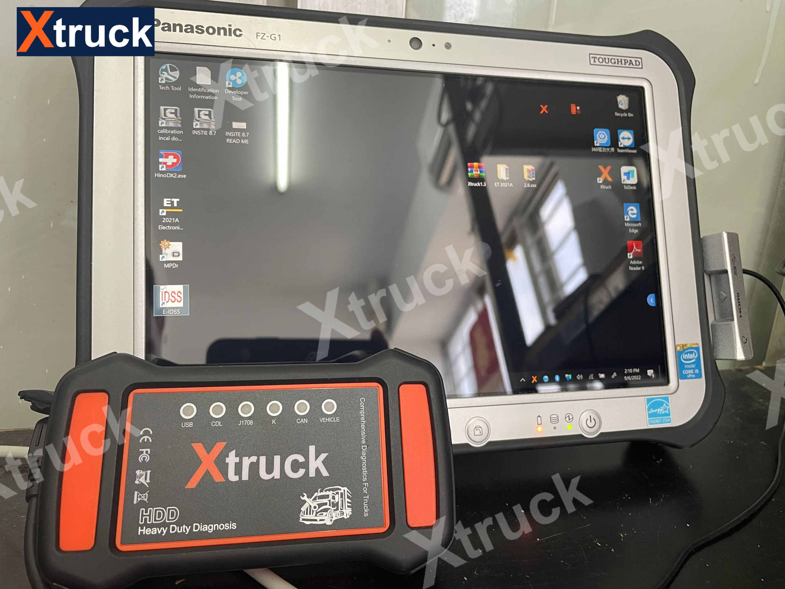 Xtruck Y009 HDD +CF19 Laptop for Construction Excavators Diagnostic Kit