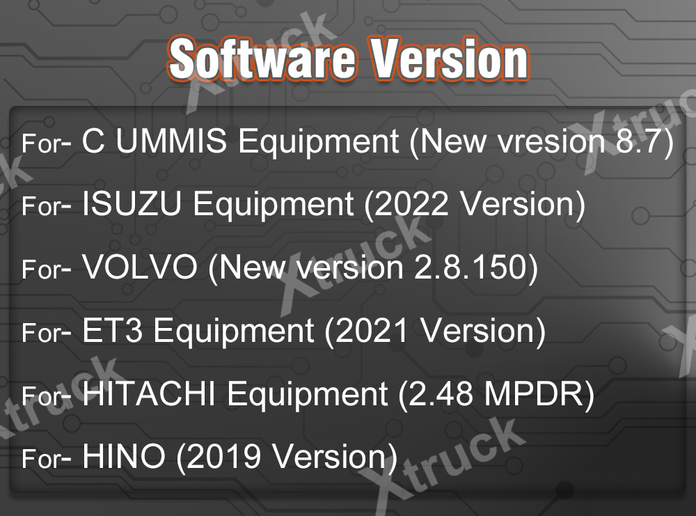 Xtruck Y009 HDD +CF19 Laptop for Construction Excavators Diagnostic Kit
