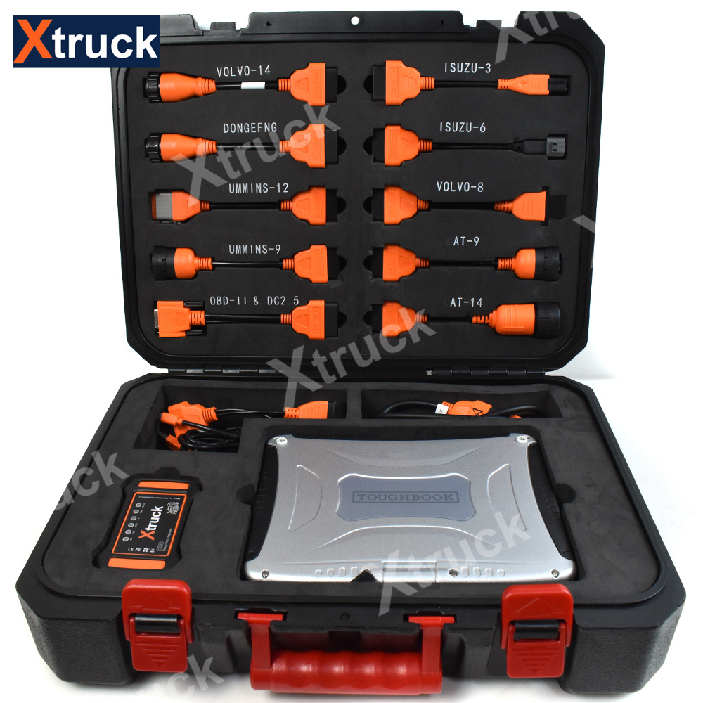 Xtruck Y009 HDD +CF19 Laptop for Heavy duty Truck Diagnostic Kit