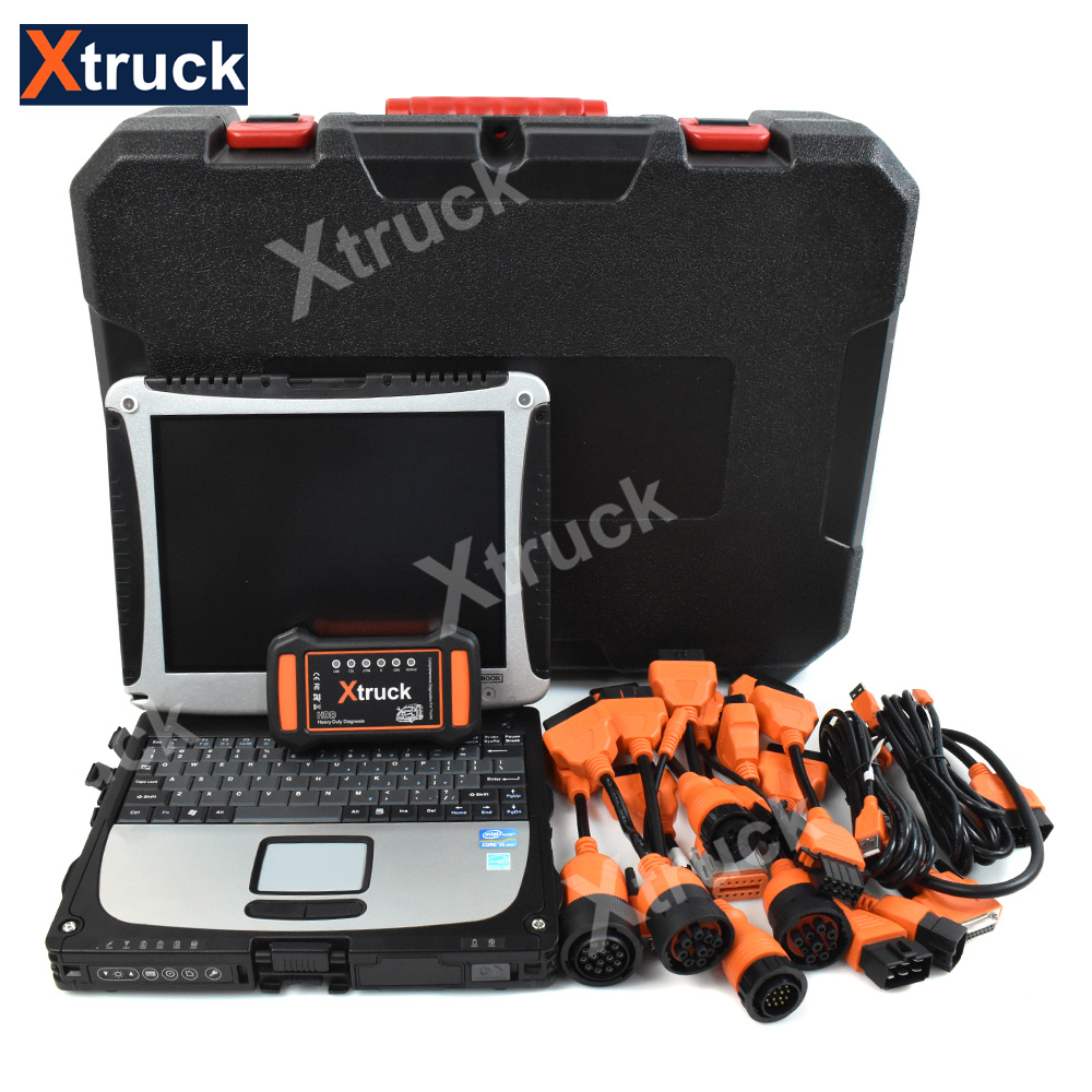 Xtruck Y009 HDD +CF19 Laptop for Heavy duty Truck Diagnostic Kit