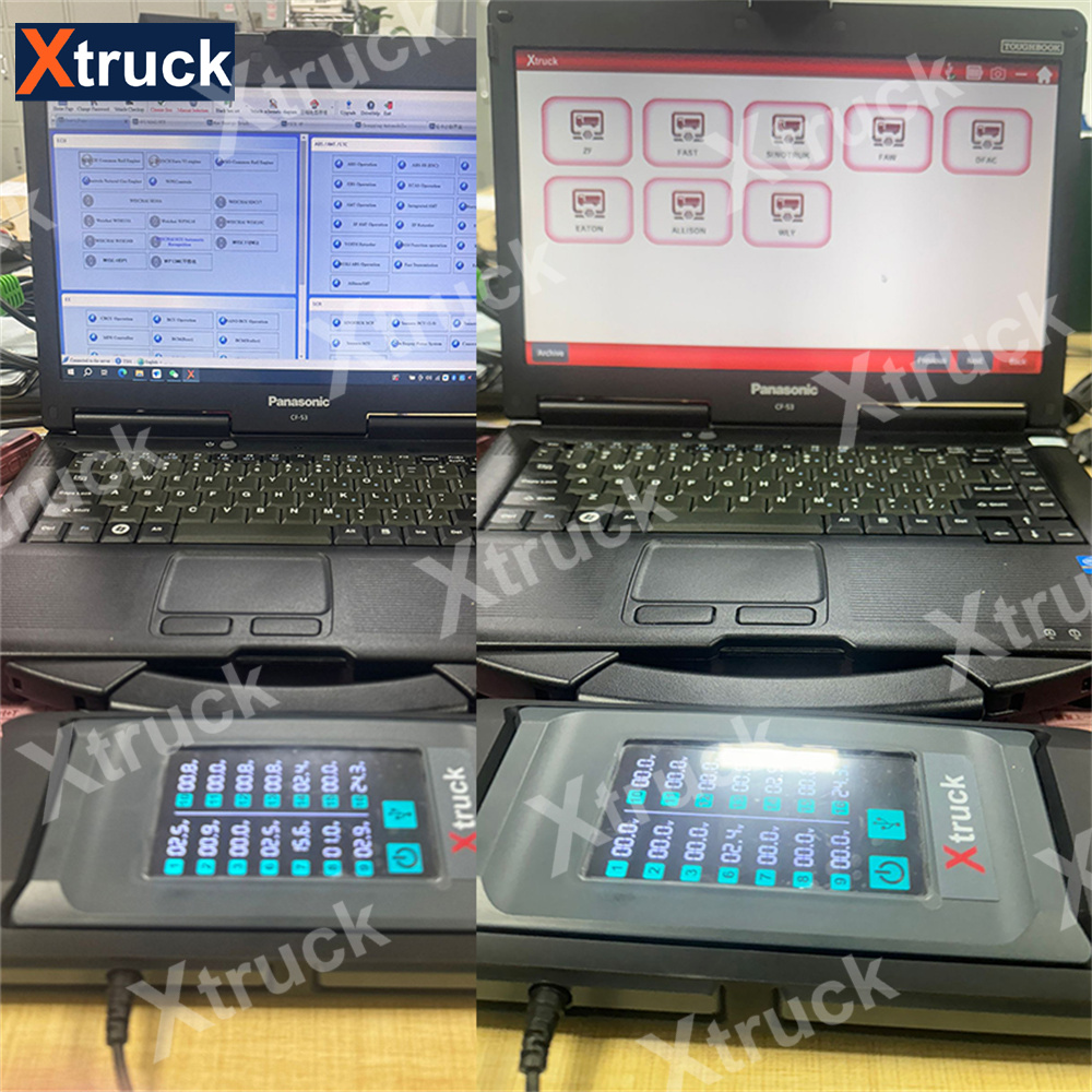 Xtruck Chassis Inspection with ZF Function Fast SINOTRUCK WABCO KNORR