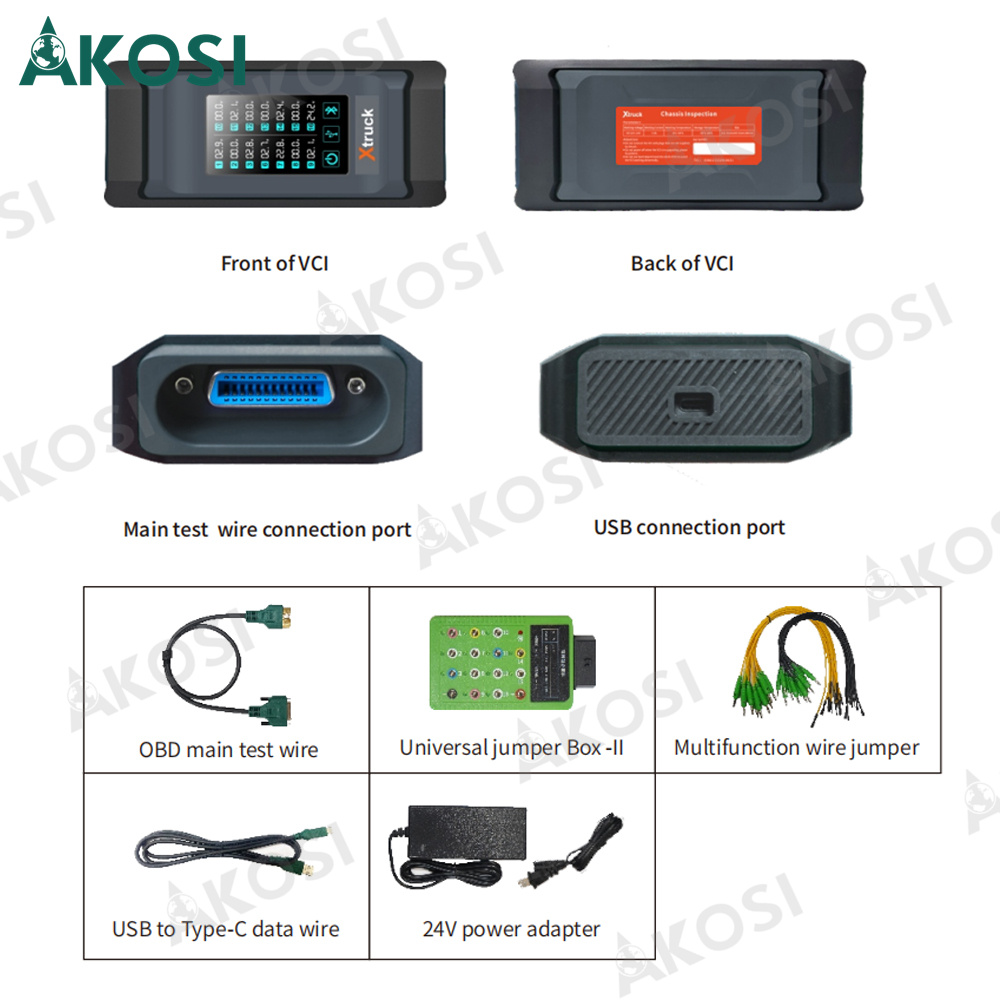 Xtruck Chassis Inspection with ZF Function Fast SINOTRUCK WABCO KNORR