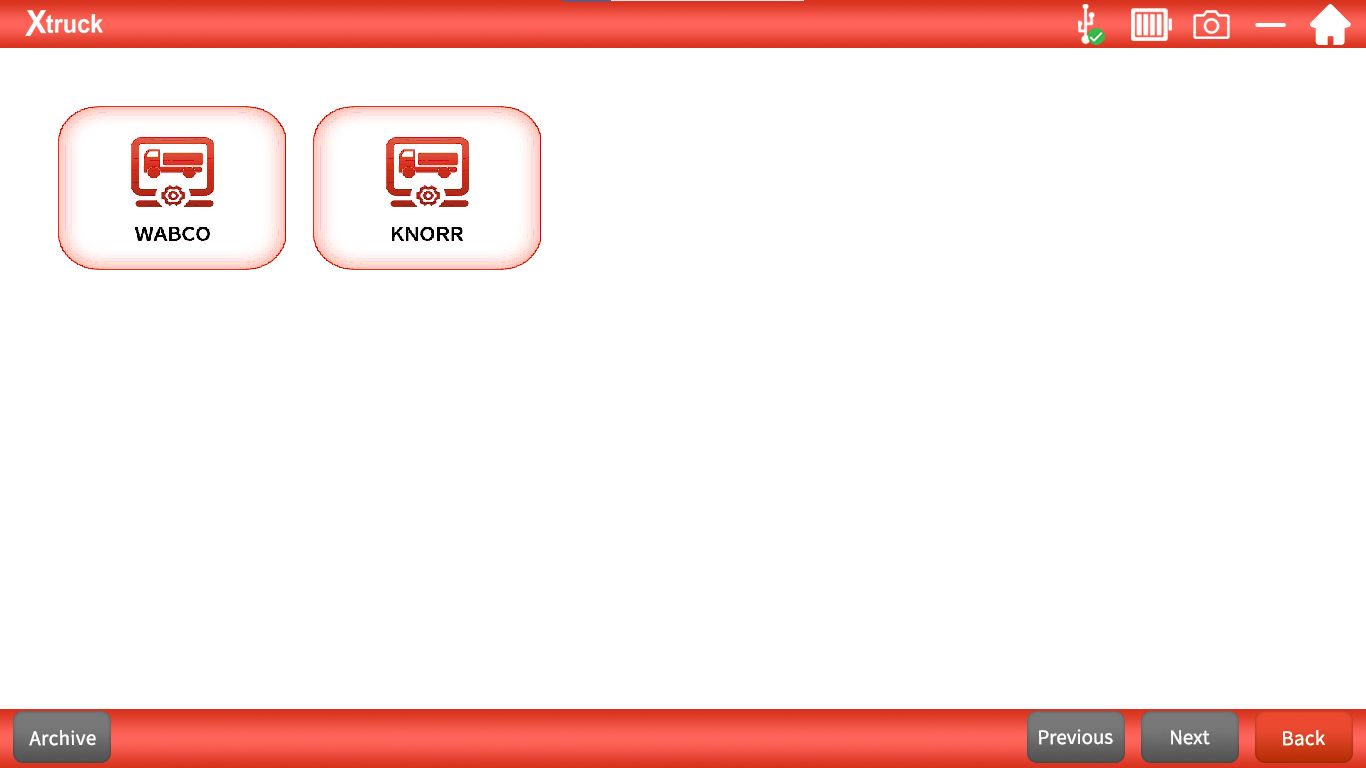 Xtruck Chassis Inspection with ZF Function Fast SINOTRUCK WABCO KNORR