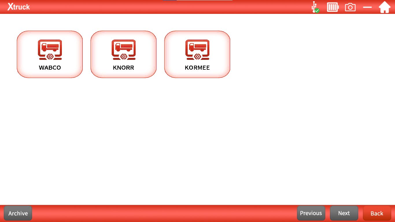 Xtruck Chassis Inspection with ZF Function Fast SINOTRUCK WABCO KNORR