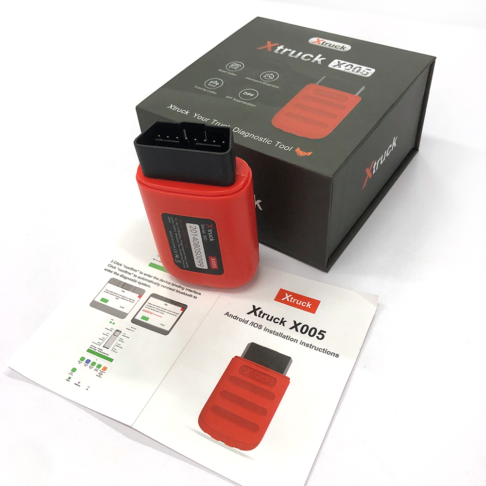 Xtruck X005 Intelligent Diagnosis ECU Quick Flashing support SHACMAN，SINOTRUCK，DongFeng，FAWDE