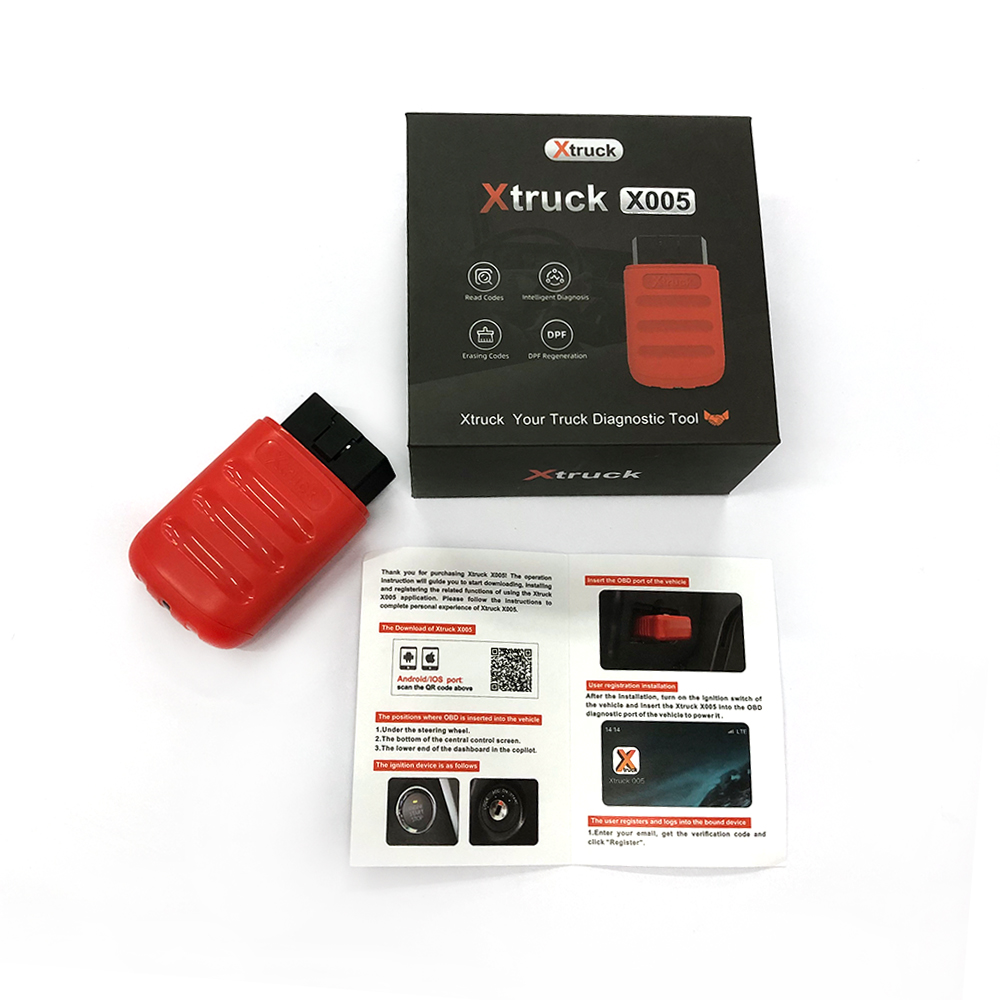 Xtruck X005 Intelligent Diagnosis ECU Quick Flashing support SHACMAN，SINOTRUCK，DongFeng，FAWDE