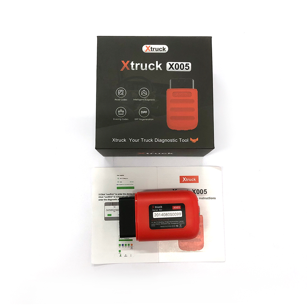 Xtruck X005 Intelligent Diagnosis ECU Quick Flashing support SHACMAN，SINOTRUCK，DongFeng，FAWDE