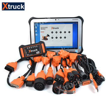 Xtruck Y009 HDD +FZ G1 tablet for Construction Excavators Diagnostic Kit